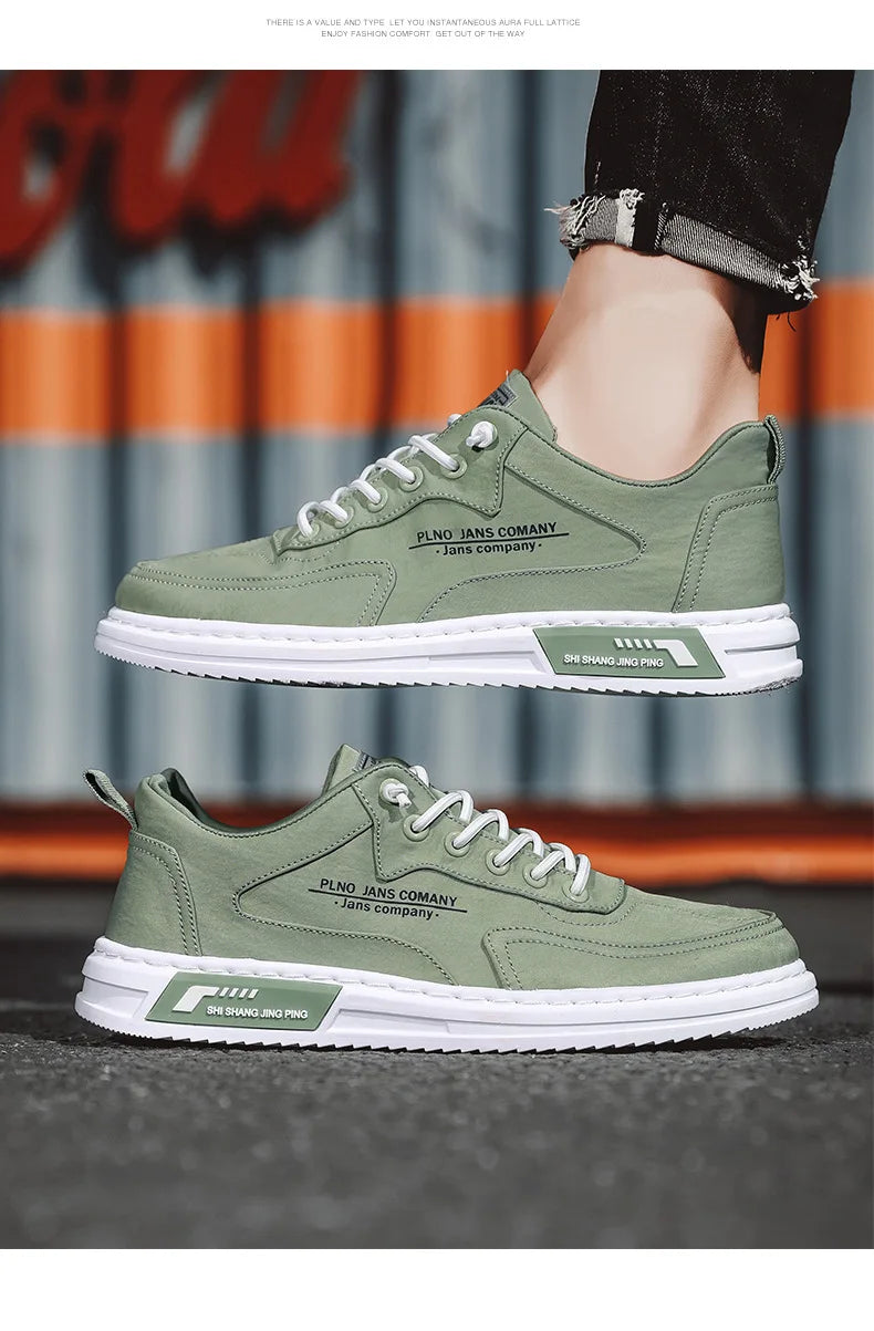2025 Spring Men's New Canvas Shoes Trendy and Versatile Casual Sports Board Shoes Anti slip and Wear resistant Shoes for Men