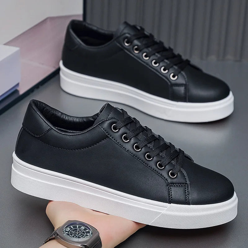 New Hot Selling Fashionable Men's Board Shoes Trendy White Shoes Student Sports Leisure Shoes Versatile Men's Shoes