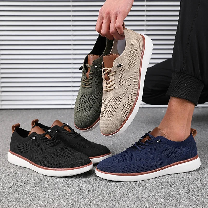 Men's Lightweight Knitted Shoes Comfortable All Day Long Have Excellent Fit Walking Shoes Suitable for Daily Wear Hiking Shoes