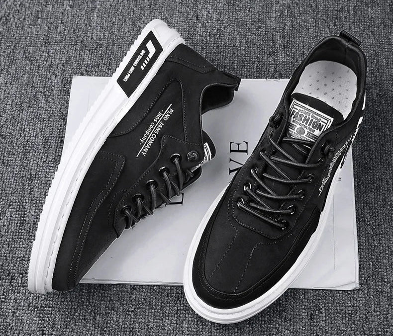 2025 Spring Men's New Canvas Shoes Trendy and Versatile Casual Sports Board Shoes Anti slip and Wear resistant Shoes for Men