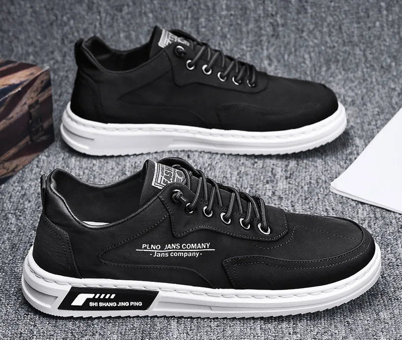 2025 Spring Men's New Canvas Shoes Trendy and Versatile Casual Sports Board Shoes Anti slip and Wear resistant Shoes for Men