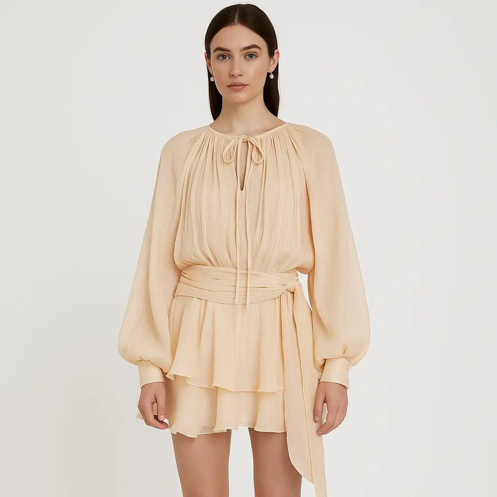 Celeste Silk Mini Dress
