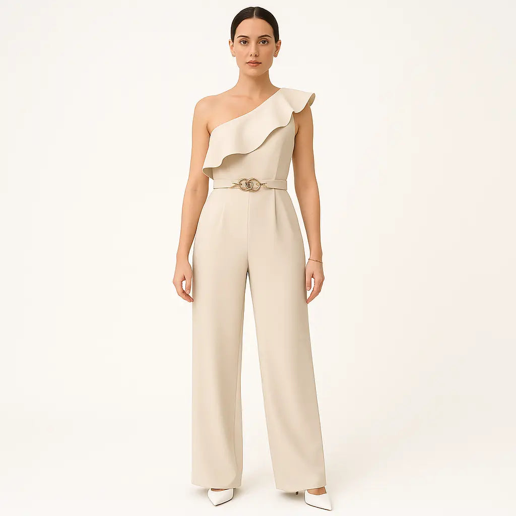Fyga Solene | One Shoulder Jumpsuit