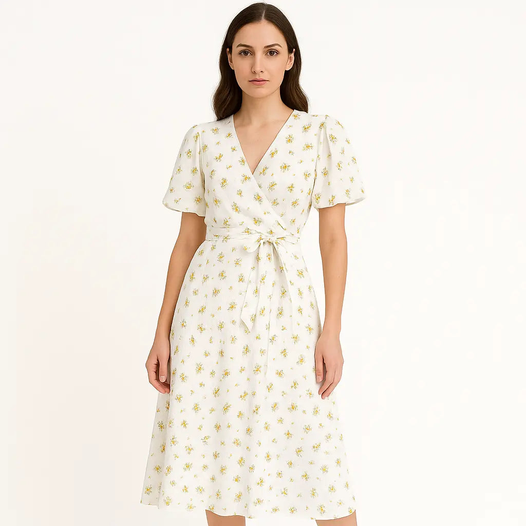 Fyga Blossom Lumi | Wrap Dress