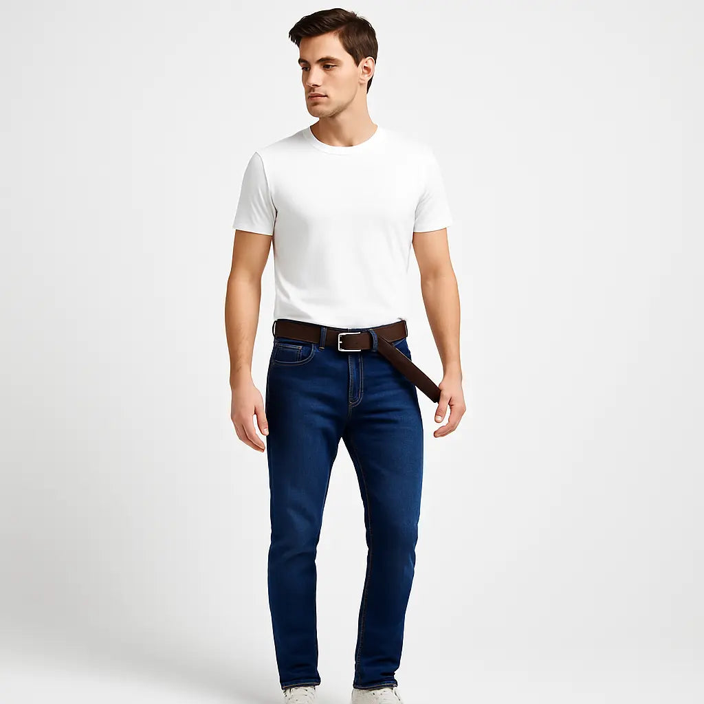 Refined Denim Trousers
