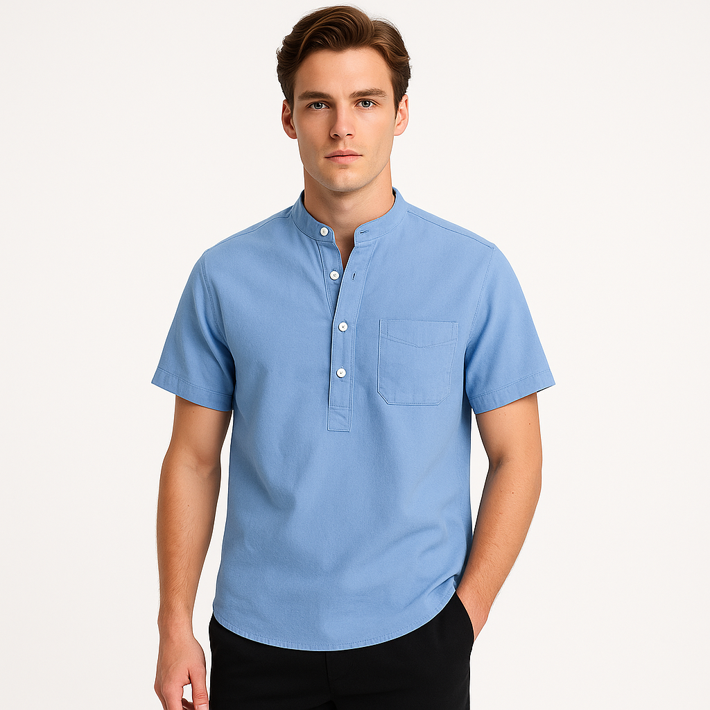 Fyga Alder | Mandarin Collar Shirt Men