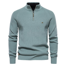 2023 New Autumn Cotton Zipper Cardigans for Men Fashion Casual Social Men Sweaters High Collar Warm Winter Knitted Sweater Men