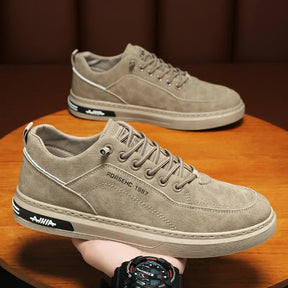 Autumn Men's New Breathable Work Safety Shoes Trendy Casual Sports Shoes Versatile Board Shoes For Motorcycle Riders