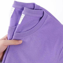 100% Cotton T-shirt Men Women Solid Color O Neck Short-sleeved Tops Summer Korean Loose Half-sleeve T Shirt Unisex M-4XL