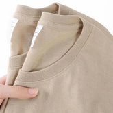 100% Cotton T-shirt Men Women Solid Color O Neck Short-sleeved Tops Summer Korean Loose Half-sleeve T Shirt Unisex M-4XL