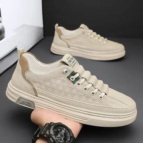 /2025/ White Leather Casual ShoesUpgrade your style with Men's Vulcanize Shoes*