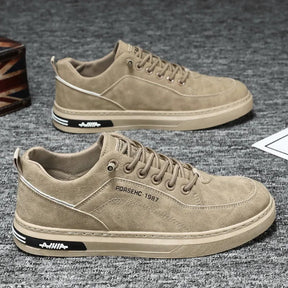Autumn Men's New Breathable Work Safety Shoes Trendy Casual Sports Shoes Versatile Board Shoes For Motorcycle Riders