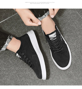 2025 Spring Men's New Canvas Shoes Trendy and Versatile Casual Sports Board Shoes Anti slip and Wear resistant Shoes for Men