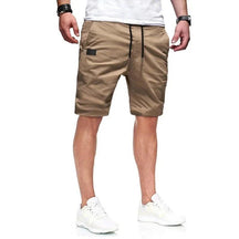 NEW Summer loose straight leg pants men sports Woven shorts Solid color cargo pants men's beach Casual pants Training bottoms
